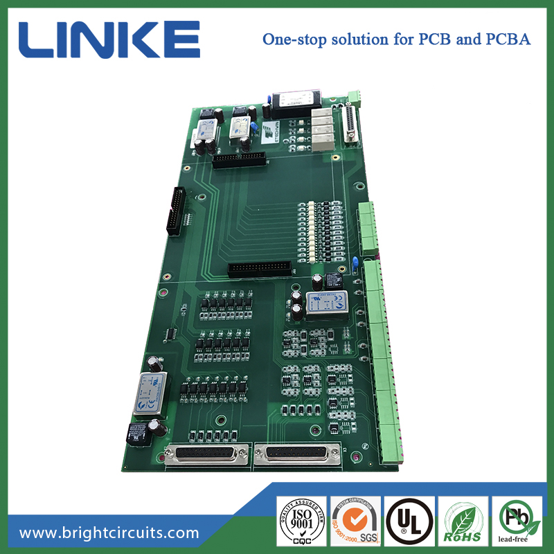 4 process links in populated printed circuit boards